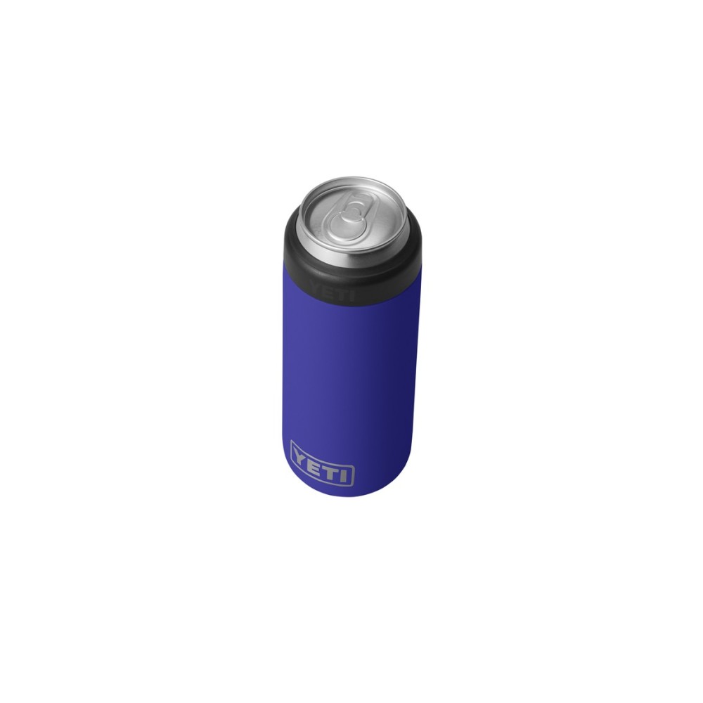 Yeti Rambler 12oz Colster Slim Can Insulator Offshore Blue - Flockneti