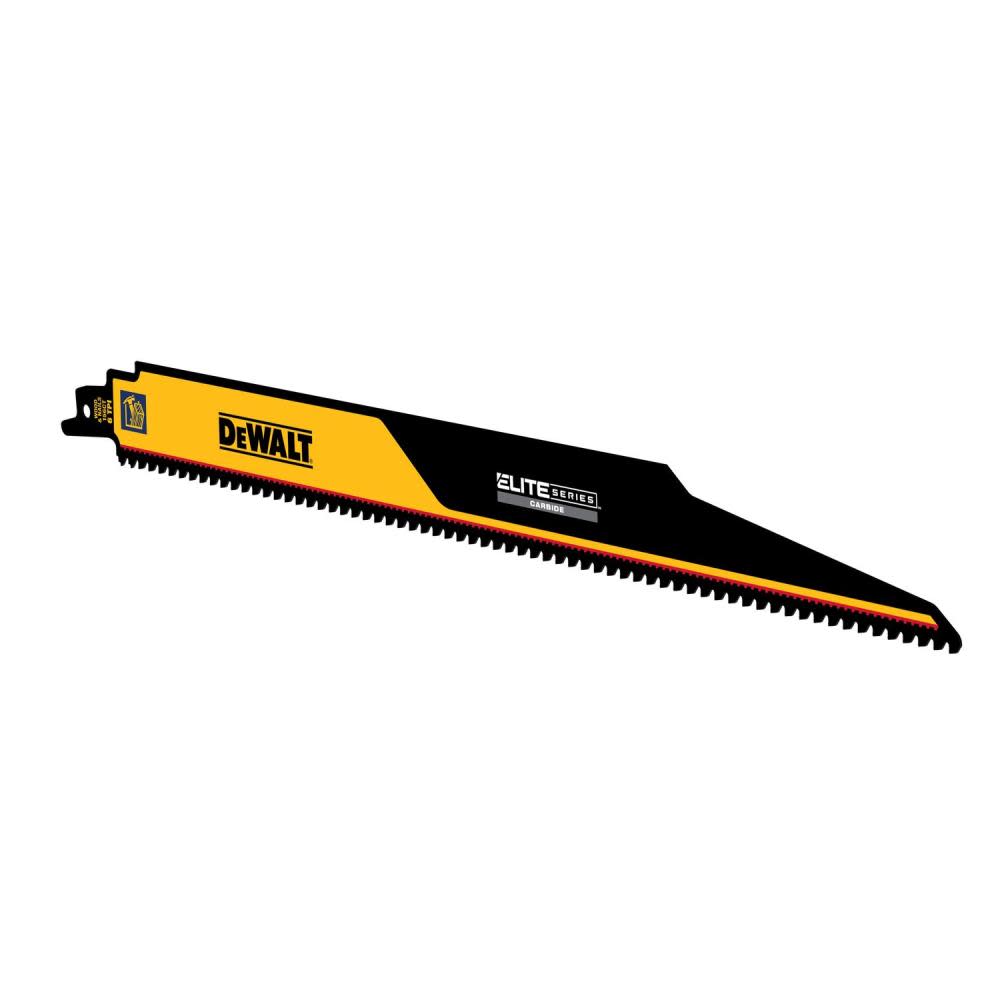 DEWALT ELITE SERIES Reciprocating Saw Blade 3pk Carbide Tipped 12″ 6 TPI Demolition - Flockneti