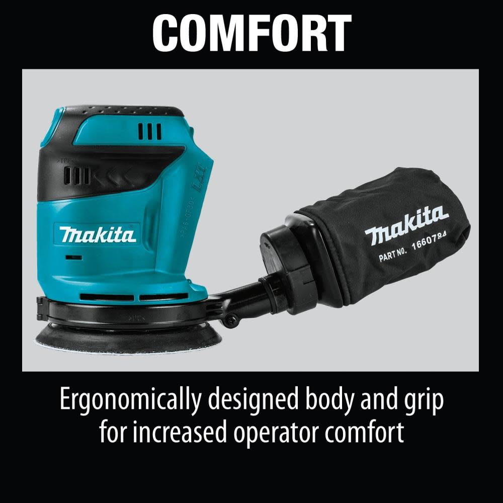 Makita 18V LXT Lithium-Ion Cordless 5 in. Random Orbit Sander (Tool only) - Flockneti