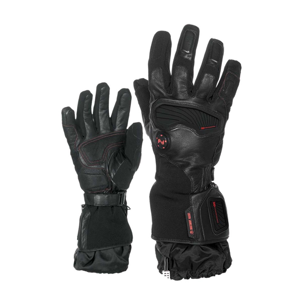 Mobile Warming Dual Power Barra Heated Gloves Unisex 12V Black XS - Flockneti