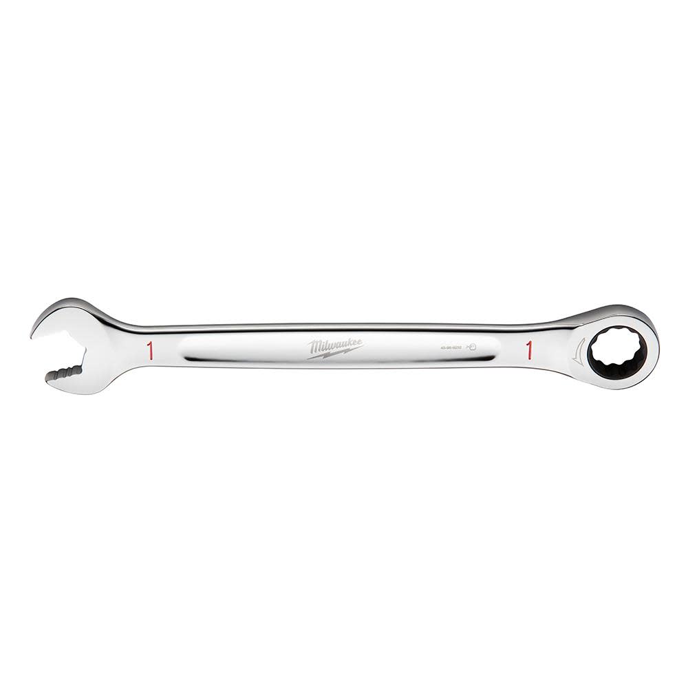 Milwaukee 1 in. SAE Ratcheting Combination Wrench - Flockneti