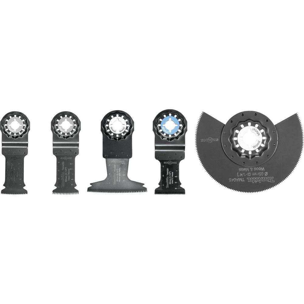 Makita 5 Pc Starlock Oscillating Blade Set - Flockneti