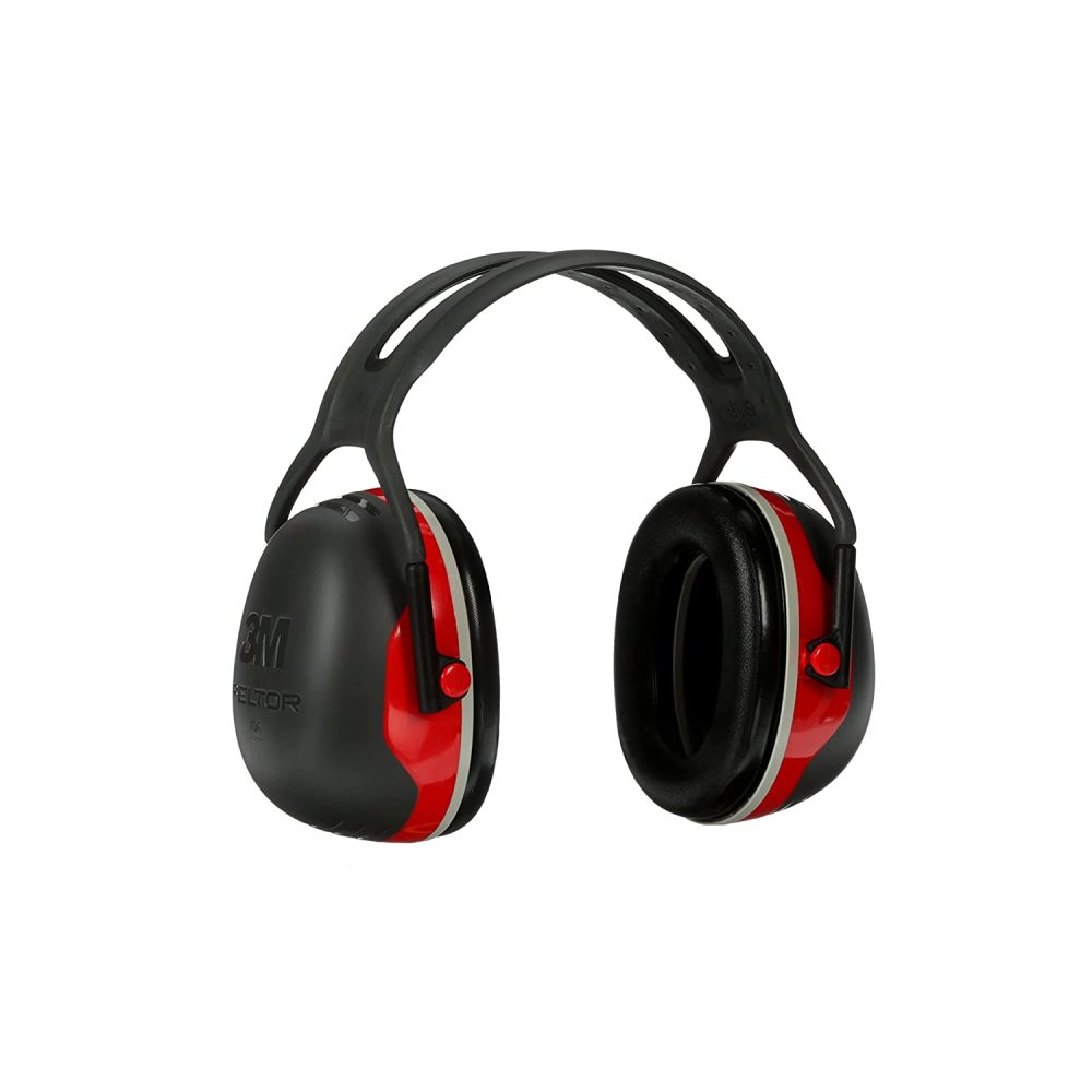3M Peltor X Series 28 dB Black/Red Soft Foam Earmuff 1 Pair - Flockneti