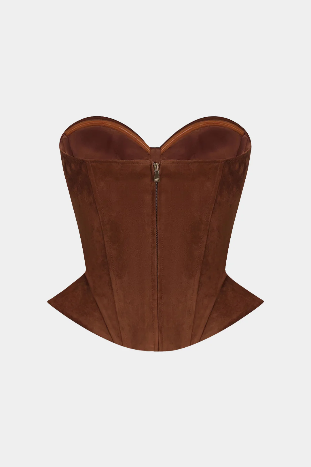 Suede Corset Tube Top - Flockneti
