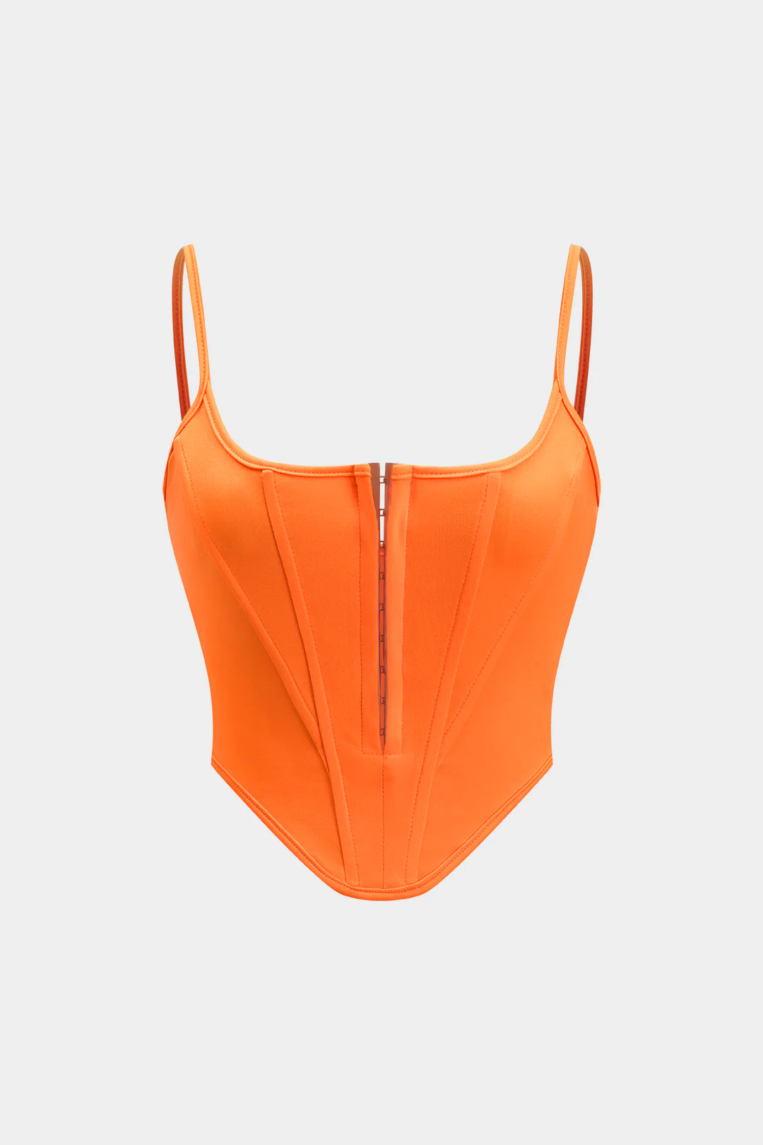 Solid Bustier Corset Tank Top - Flockneti
