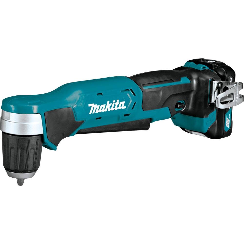 Makita 12V Max CXT Lithium-Ion Cordless 3/8 In. Right Angle Drill Kit (2.0Ah) - Flockneti