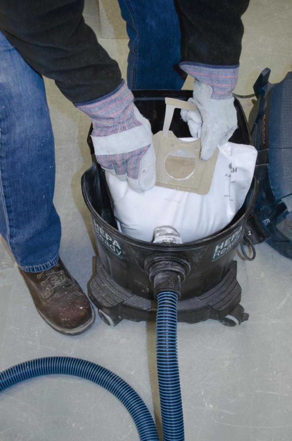 Bosch Fleece Dust Bags for 14-Gallon Dust Extractors (30 Pack) - Flockneti