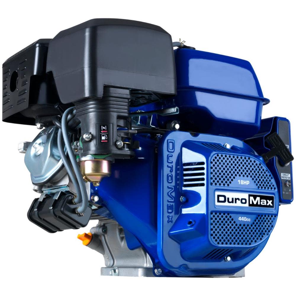 Duromax 440cc Gas 1-Inch Shaft Recoil Electric Start Engine - Flockneti