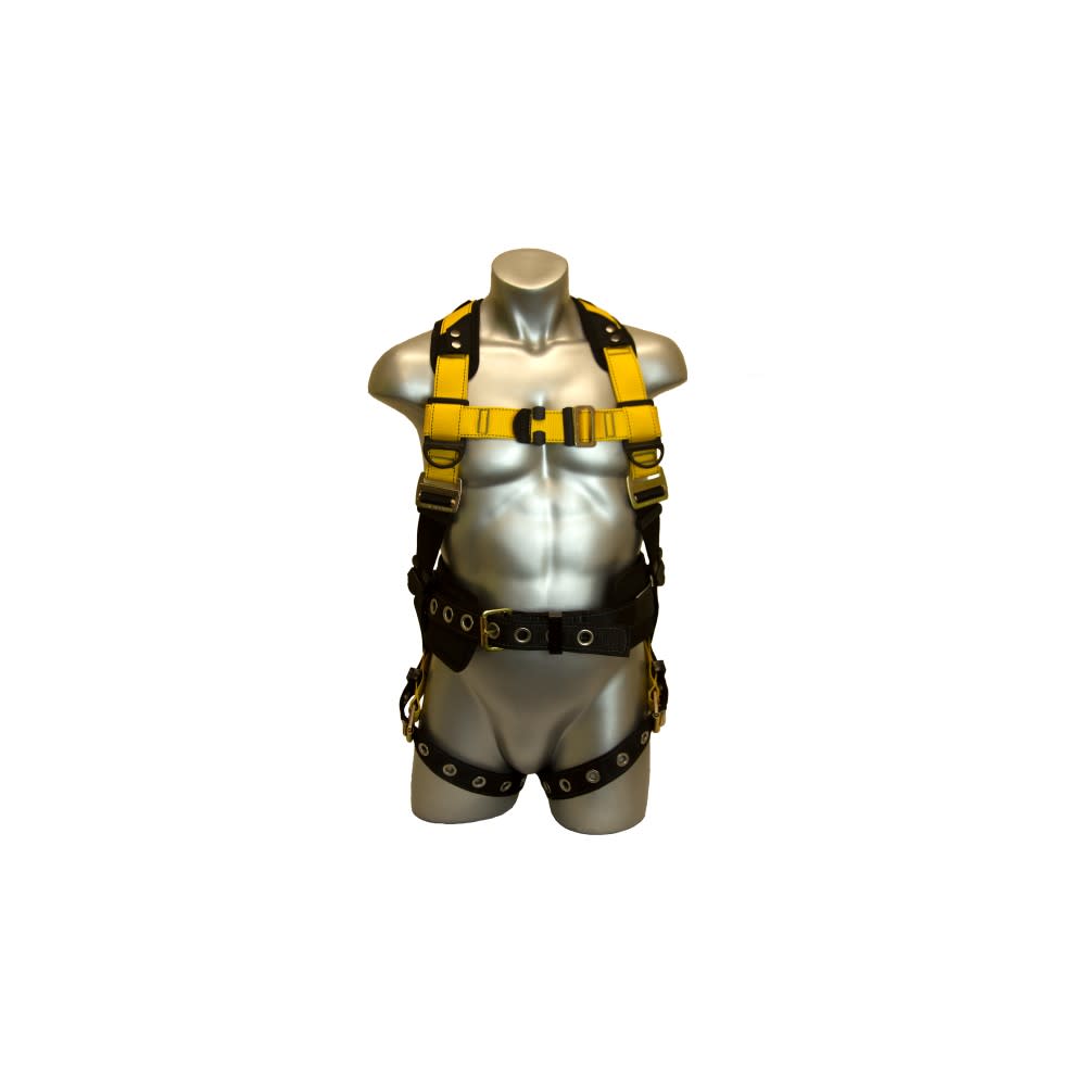 Guardian Fall Protection XL-XXL Series 3 Full-Body Harness with Chest PT - Flockneti