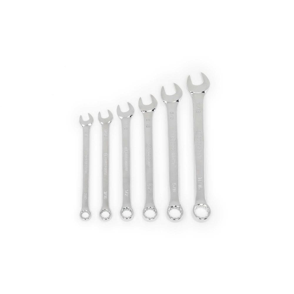 Crescent SAE Combination Wrench Set 12 Point 6pc - Flockneti