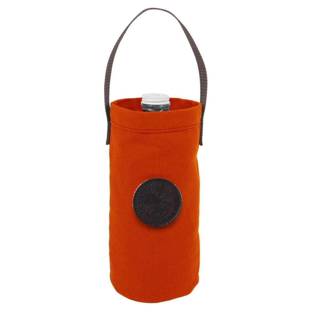 Duluth Pack 10 In. H x 5.5 In. W Orange Canvas Growler Tote - Flockneti