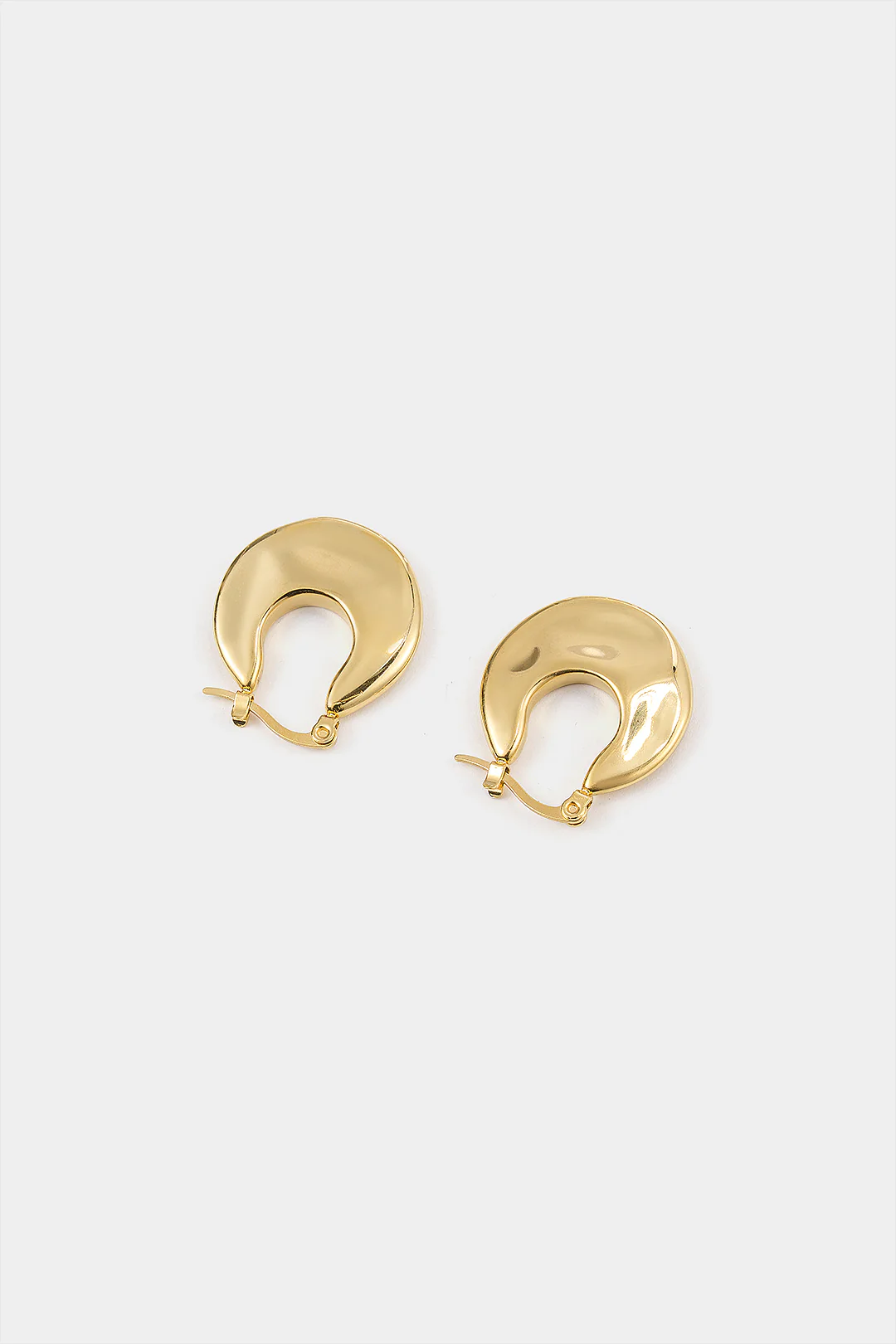Alloy Irregular Texture Earrings - Flockneti