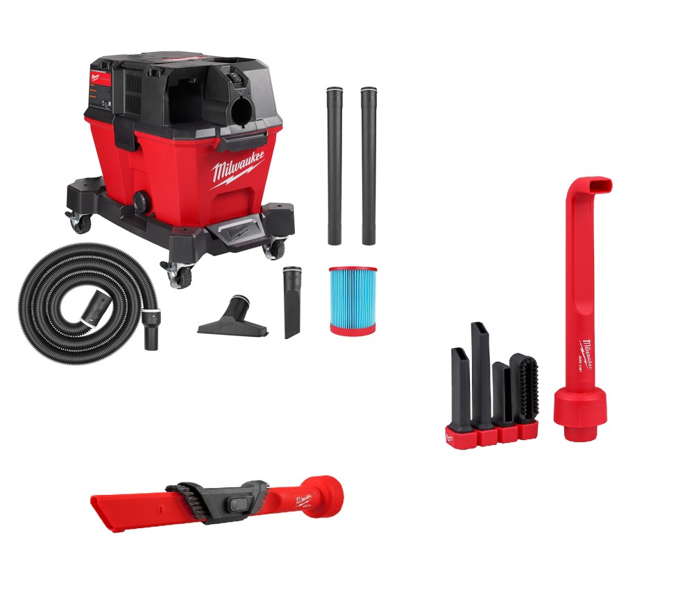 Milwaukee M18 FUEL Wet/Dry Vacuum Basic Bare Tool Bundle - Flockneti