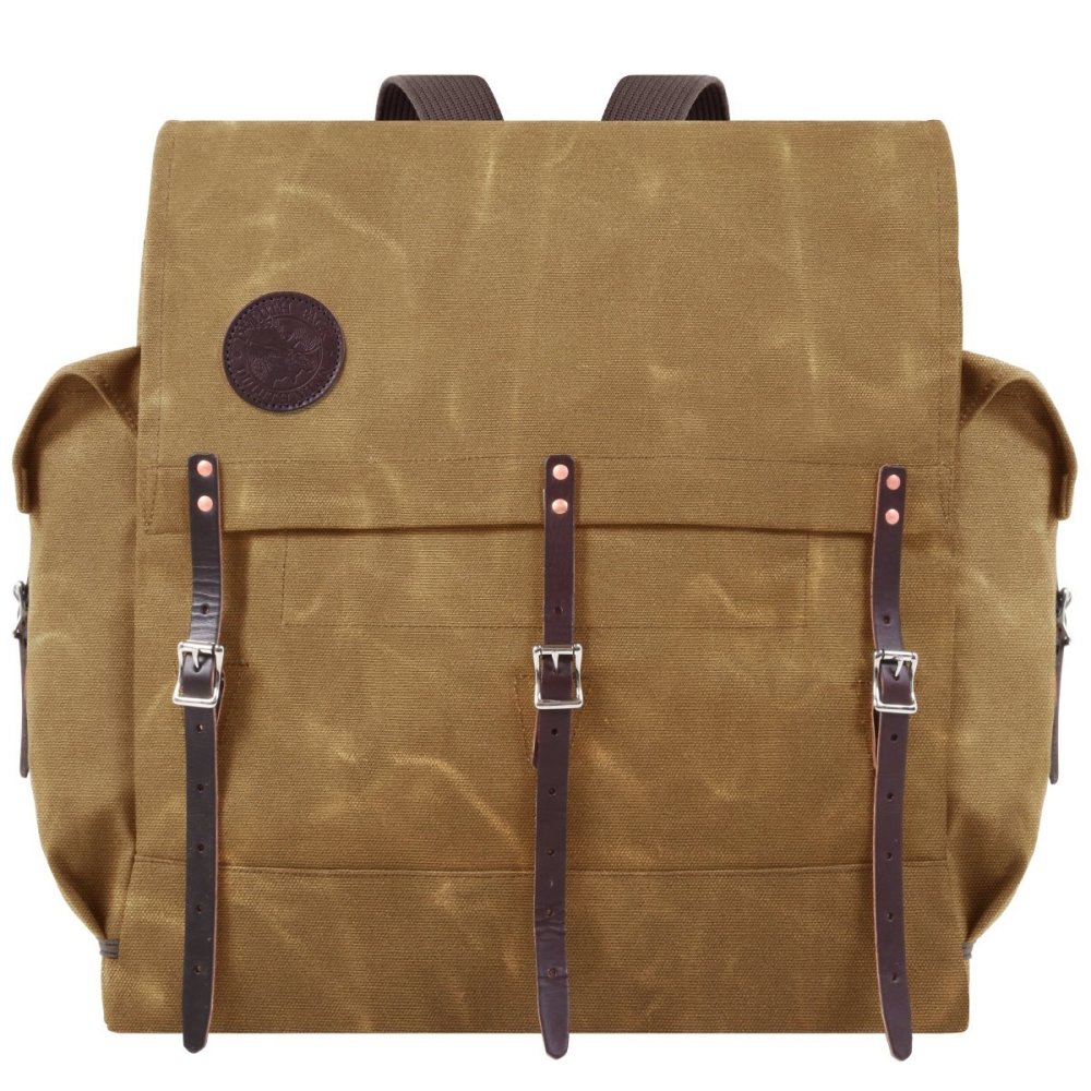 Duluth Pack 47 Liter Capacity Wax Khaki Canvas #3 Cruiser Backpack Only - Flockneti