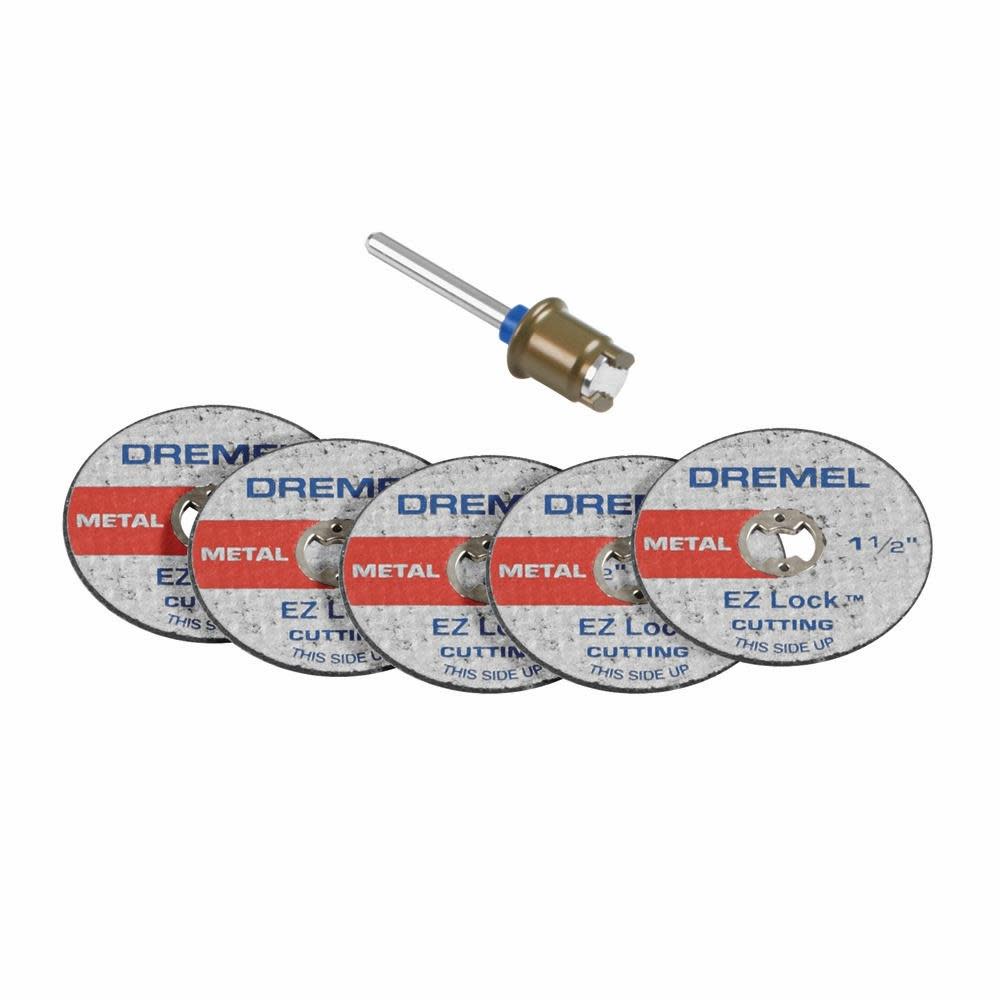 Dremel 1-1/2 In. (3.2 mm) EZ Lock Cut-Off Wheel Starter Kit - Flockneti