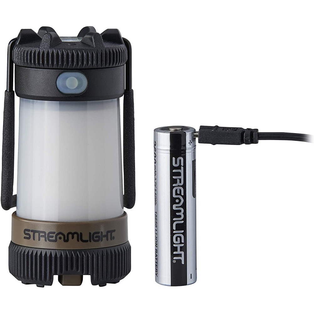 Streamlight Siege X USB Rechargeable Coyote Small Outdoor Lantern - Flockneti