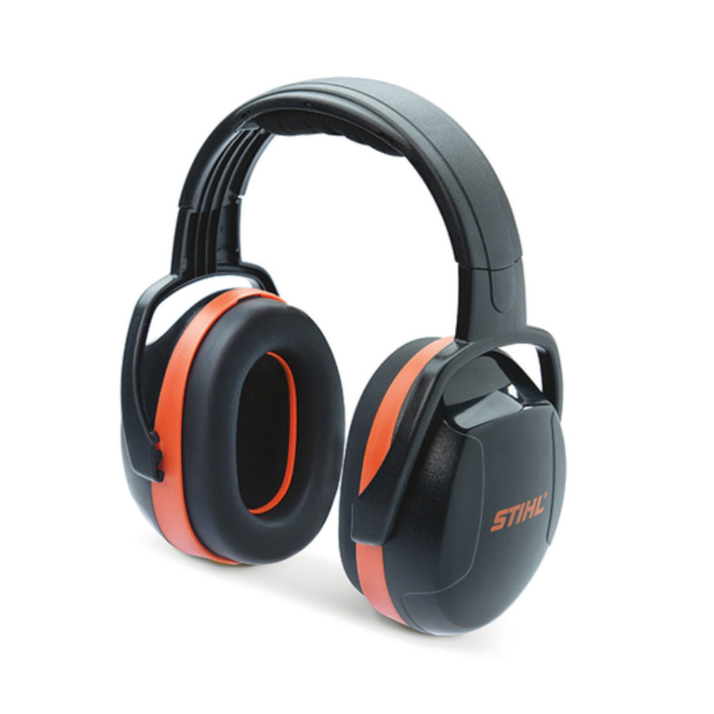 Stihl 26 NRR Black/Orange Ear Muffs Hearing Protectors - Flockneti