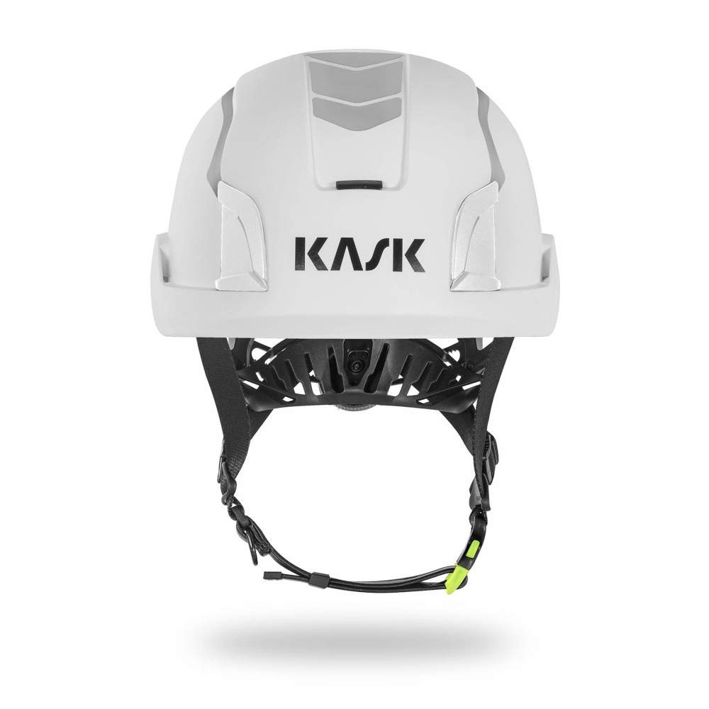 KASK America Zenith X2 Hi Viz White Class E Safety Helmet - Flockneti