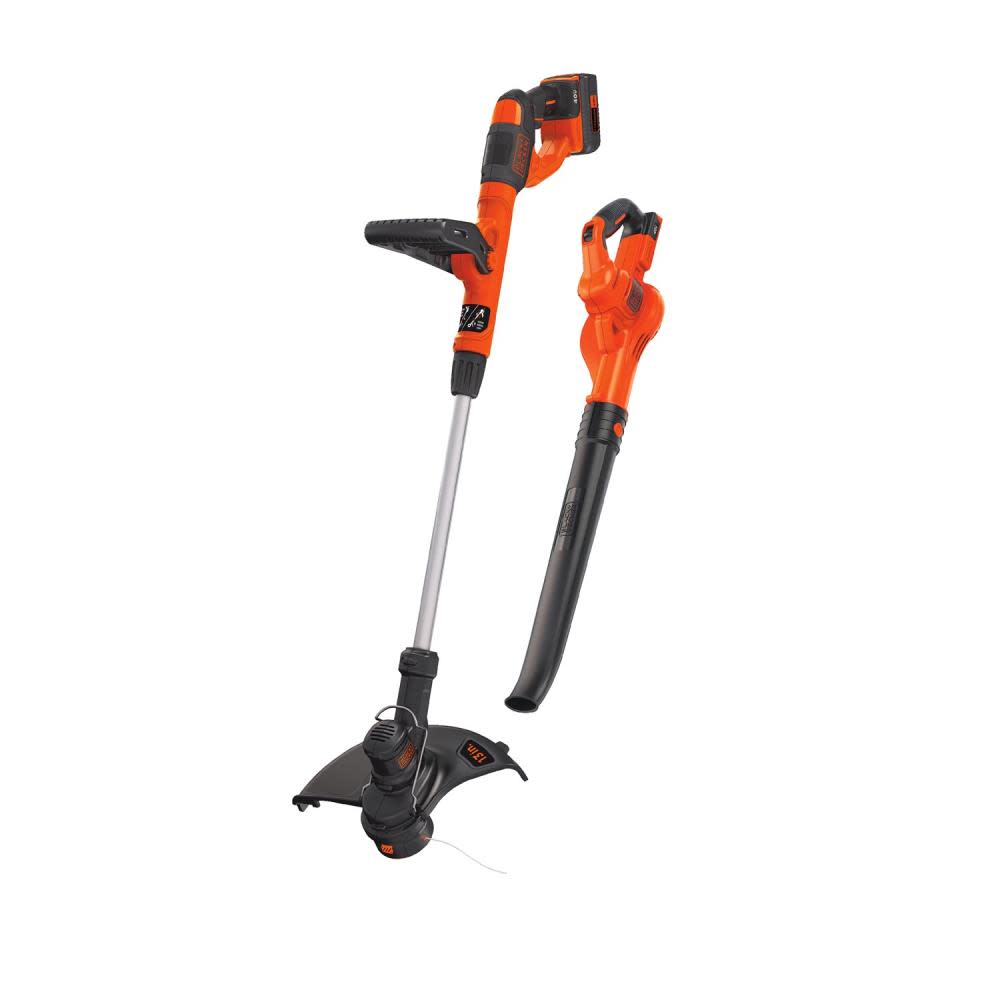 Black and Decker 40V Max* Cordless String Trimmer & Sweeper Combo Kit (LCC340C) - Flockneti