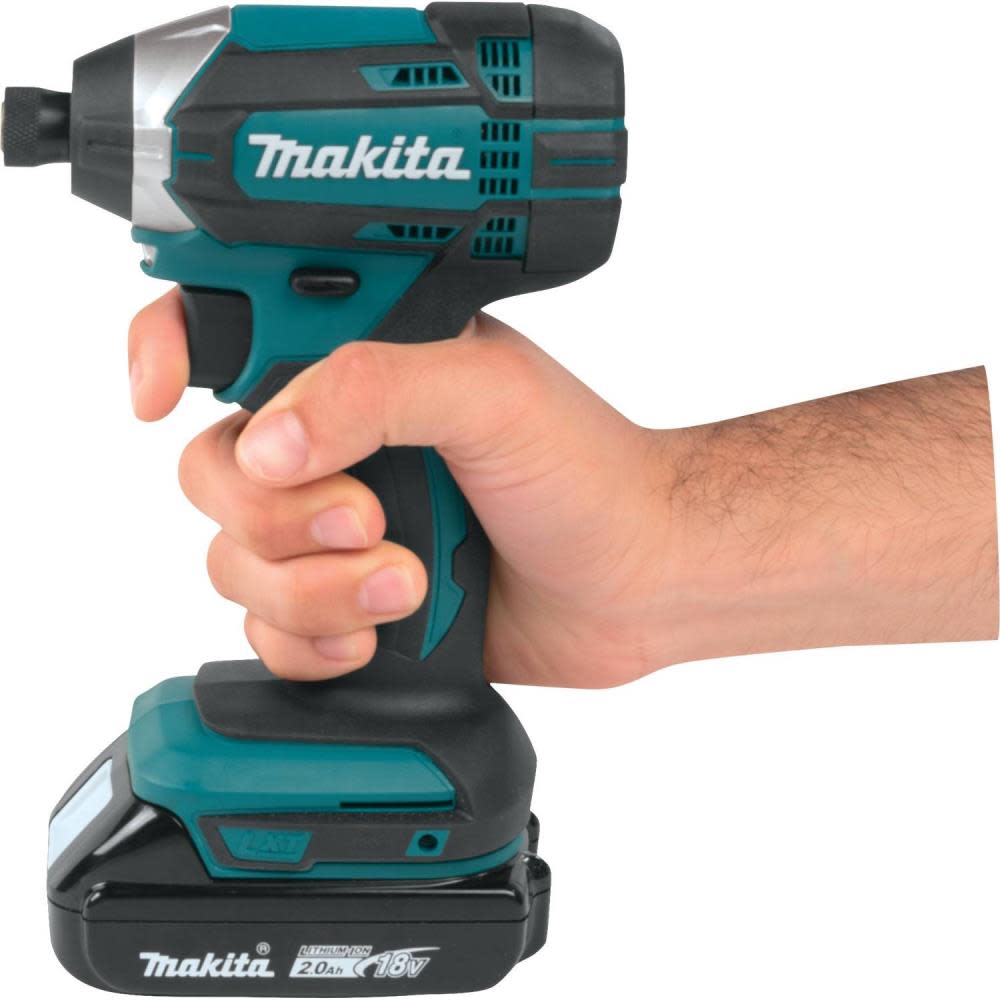 Makita 18V LXT Lithium-Ion Compact Cordless 2-Pc. Combo Kit (2.0Ah) - Flockneti
