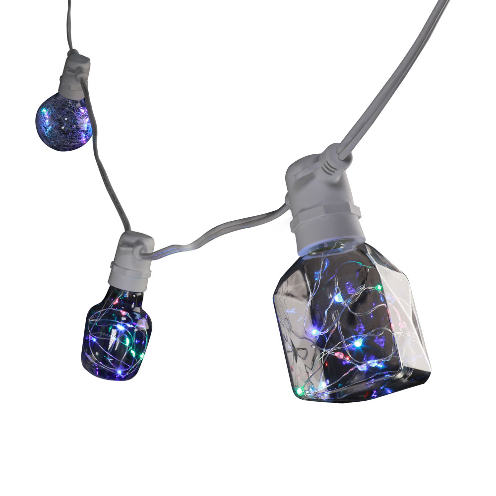 Feit Electric 10′ 5 Socket Mix N Match String Light Strand - Flockneti