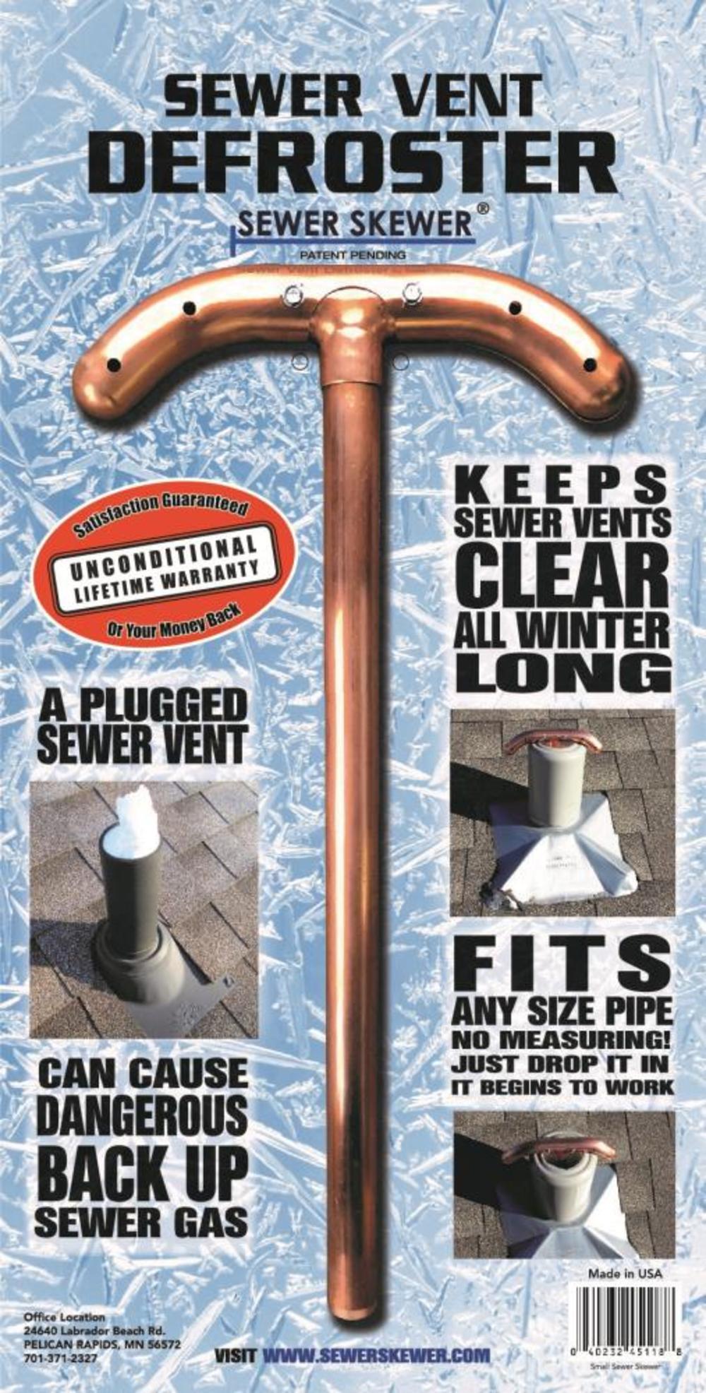 Sewer Skewer 16″ Sewer Vent Defroster - Flockneti