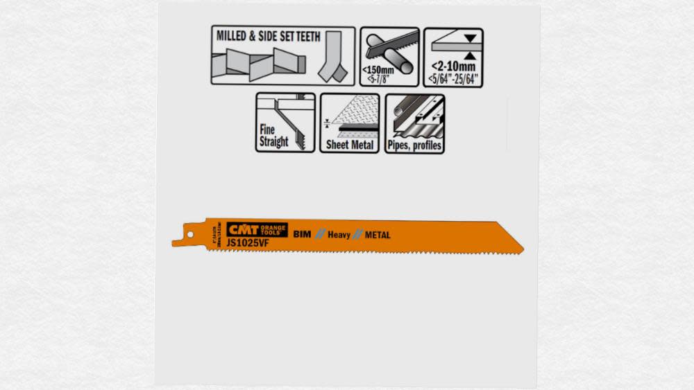 CMT Bi Metal Recip Blade - Flockneti