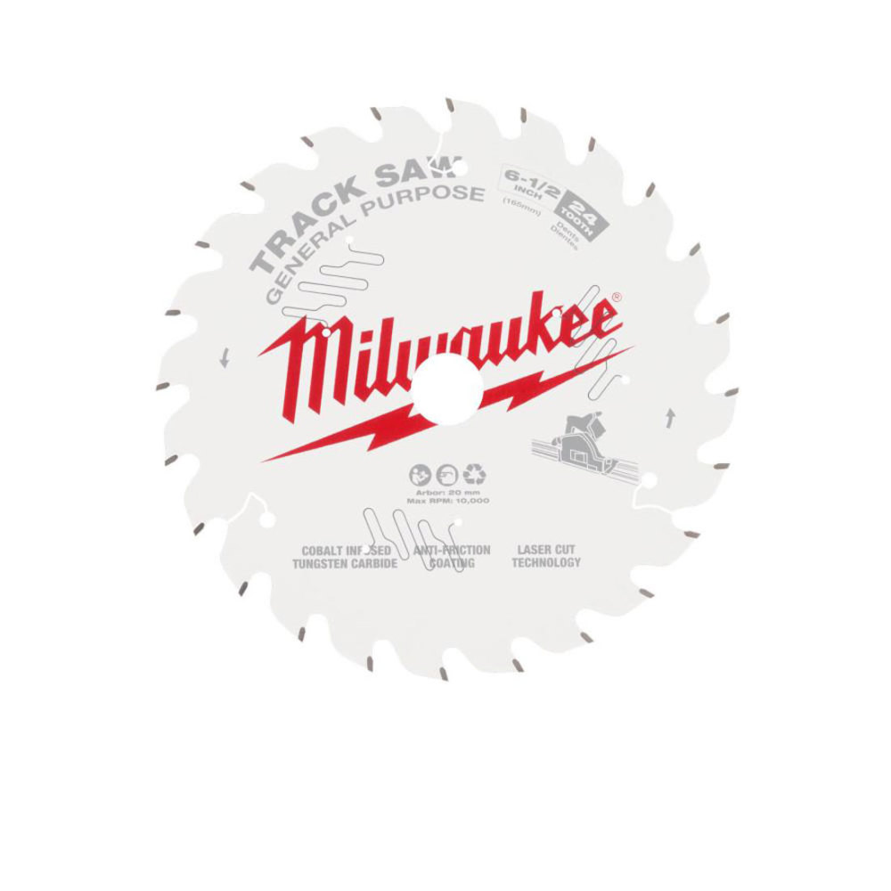 Milwaukee 6 1/2″ 24T General Purpose Track Saw Blade - Flockneti