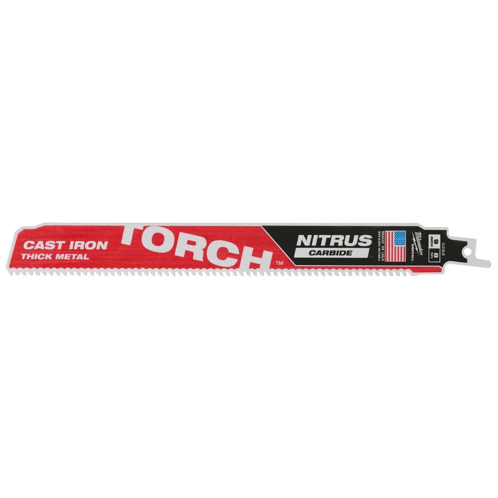 Milwaukee 9″ 7TPI The TORCH for CAST IRON with NITRUS CARBIDE 3PK - Flockneti