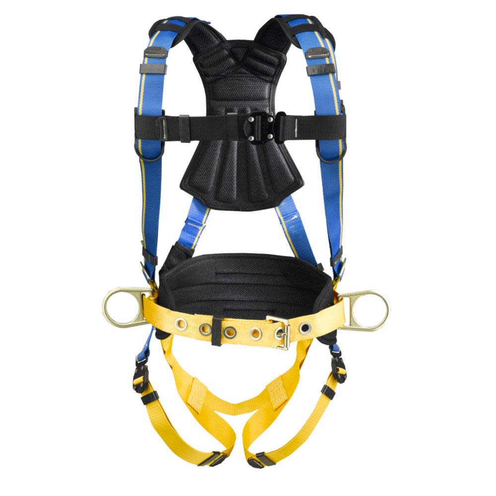 Werner Blue Armor Construction (3 D Rings) Harness (XL) - Flockneti