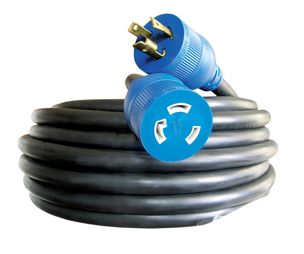 Voltec Extension Cord 250 Volt 50′ 10/3 SJEOW Twist Lock L6-30 - Flockneti
