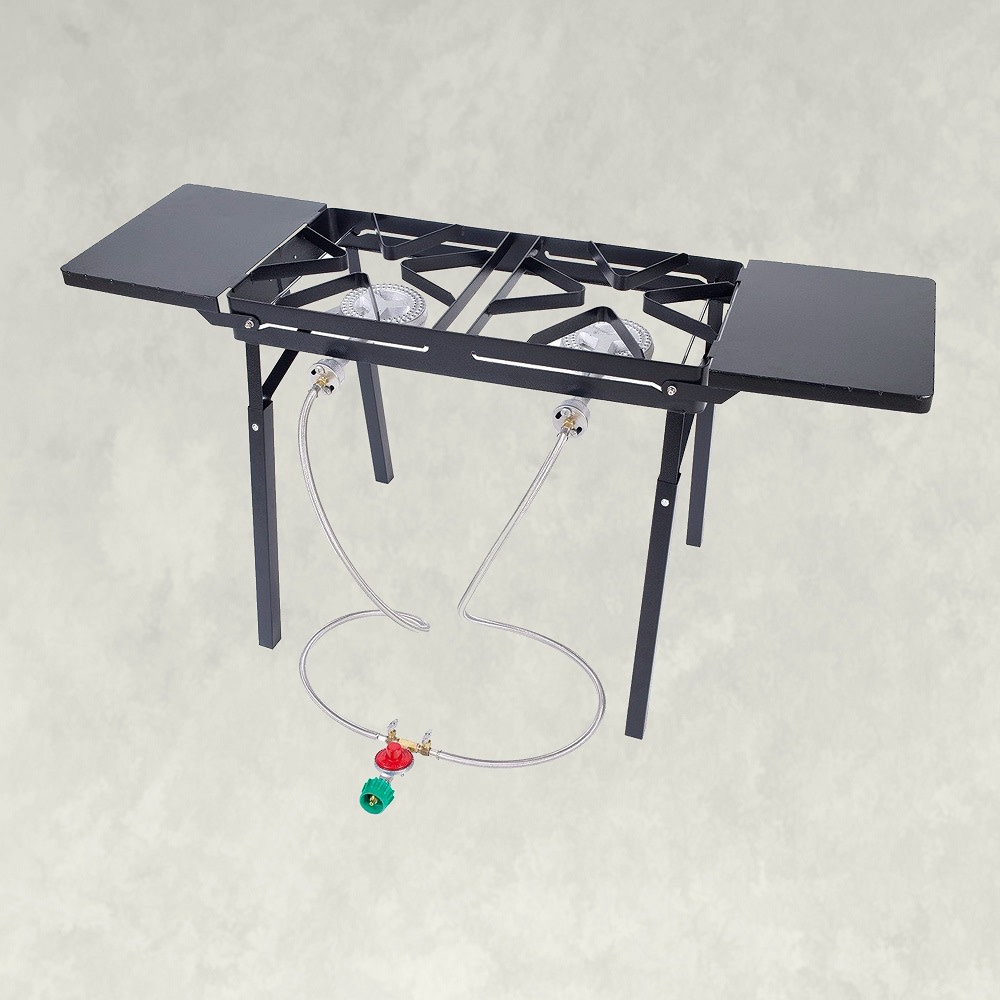Bayou Classic Dual Burner Outdoor Patio Stove - Flockneti