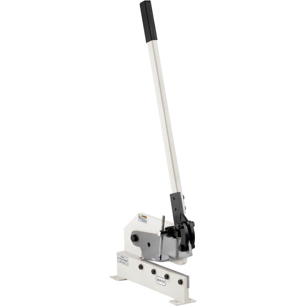Shop Fox Plate Shear 12″ 7 Ga - Flockneti