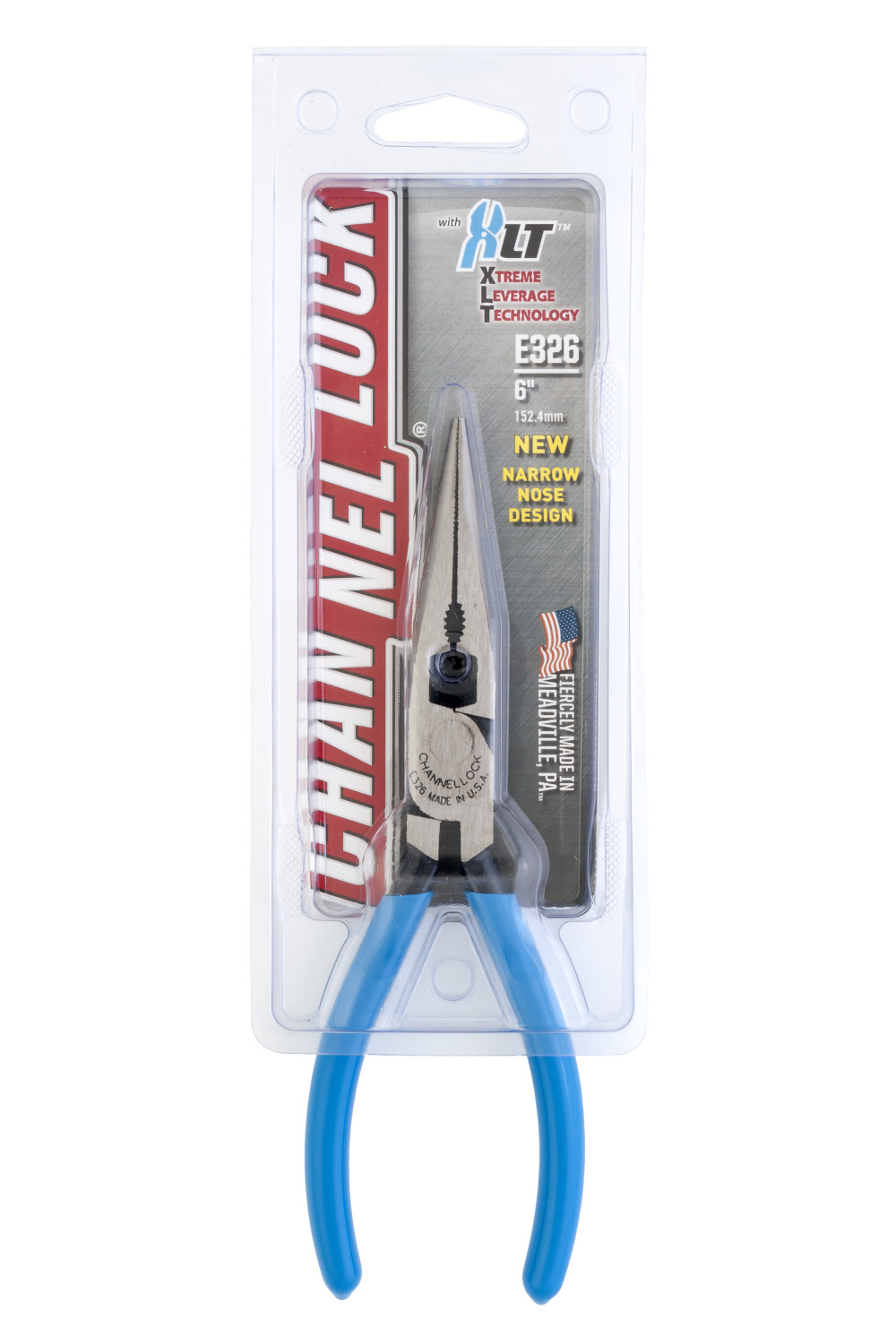 Channellock 6″ Long Nose Plier with Side Cutter - Flockneti