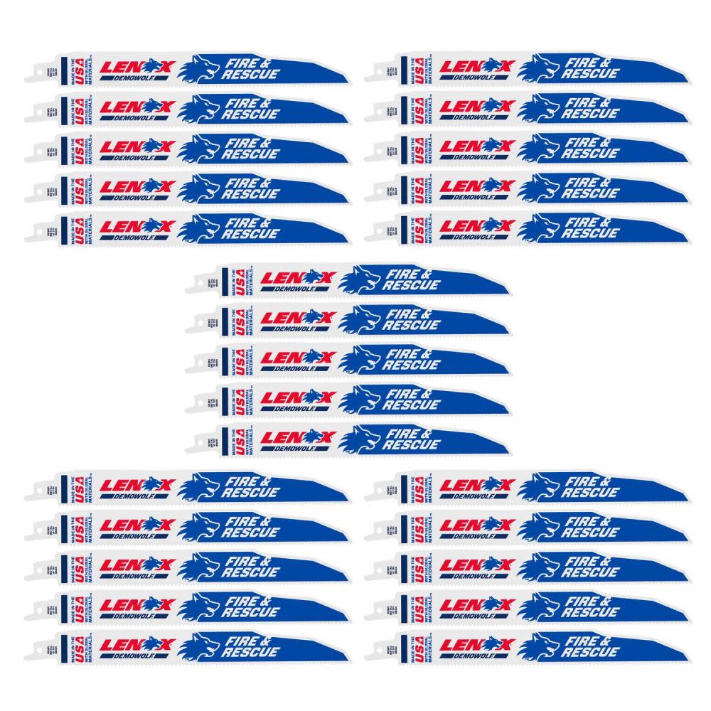 Lenox DEMO Reciprocating Saw Blade B960R 9″ X 1″ X .062″ X 10 TPI 25pk - Flockneti