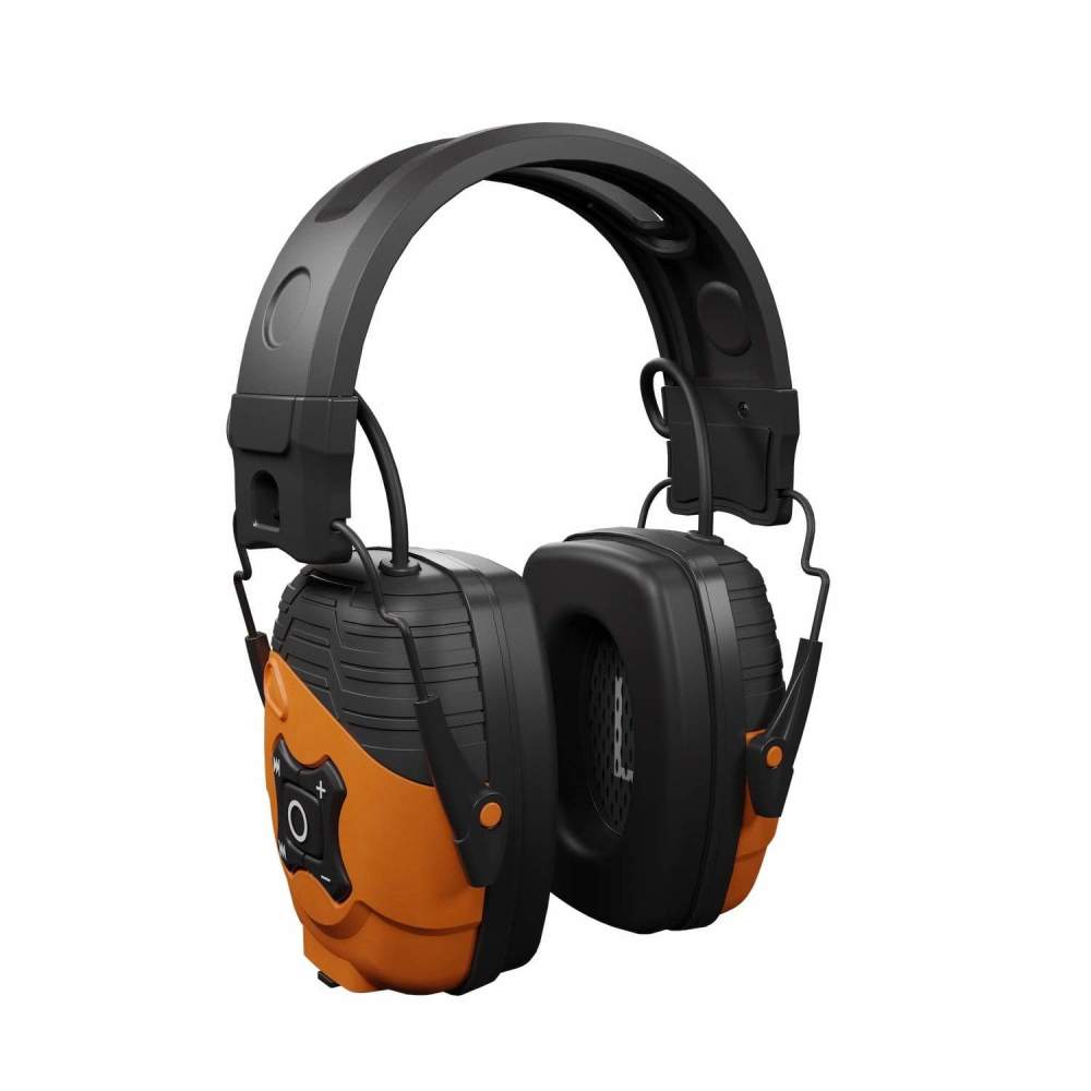 ISOtunes LINK Bluetooth Earmuff Rechargeable 25 dB Safety Orange - Flockneti