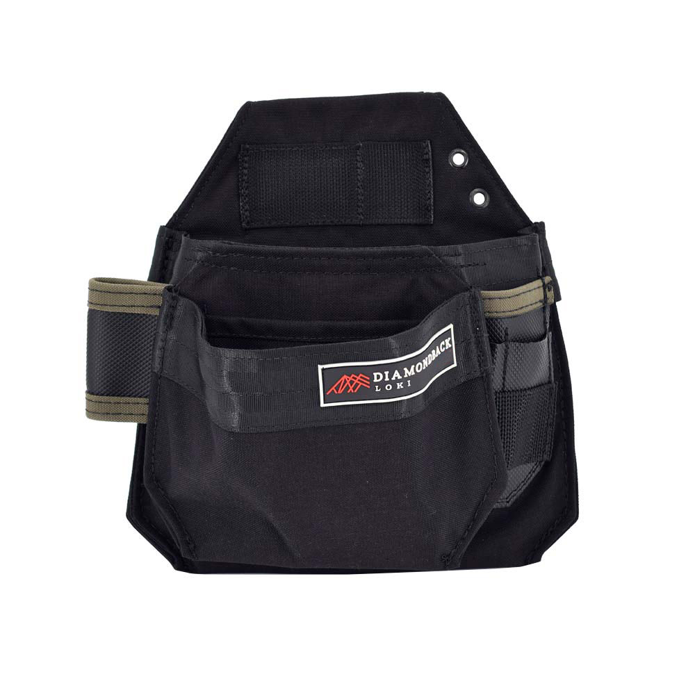Diamondback Toolbelts Black Left Side Loki Tool Pouch - Flockneti