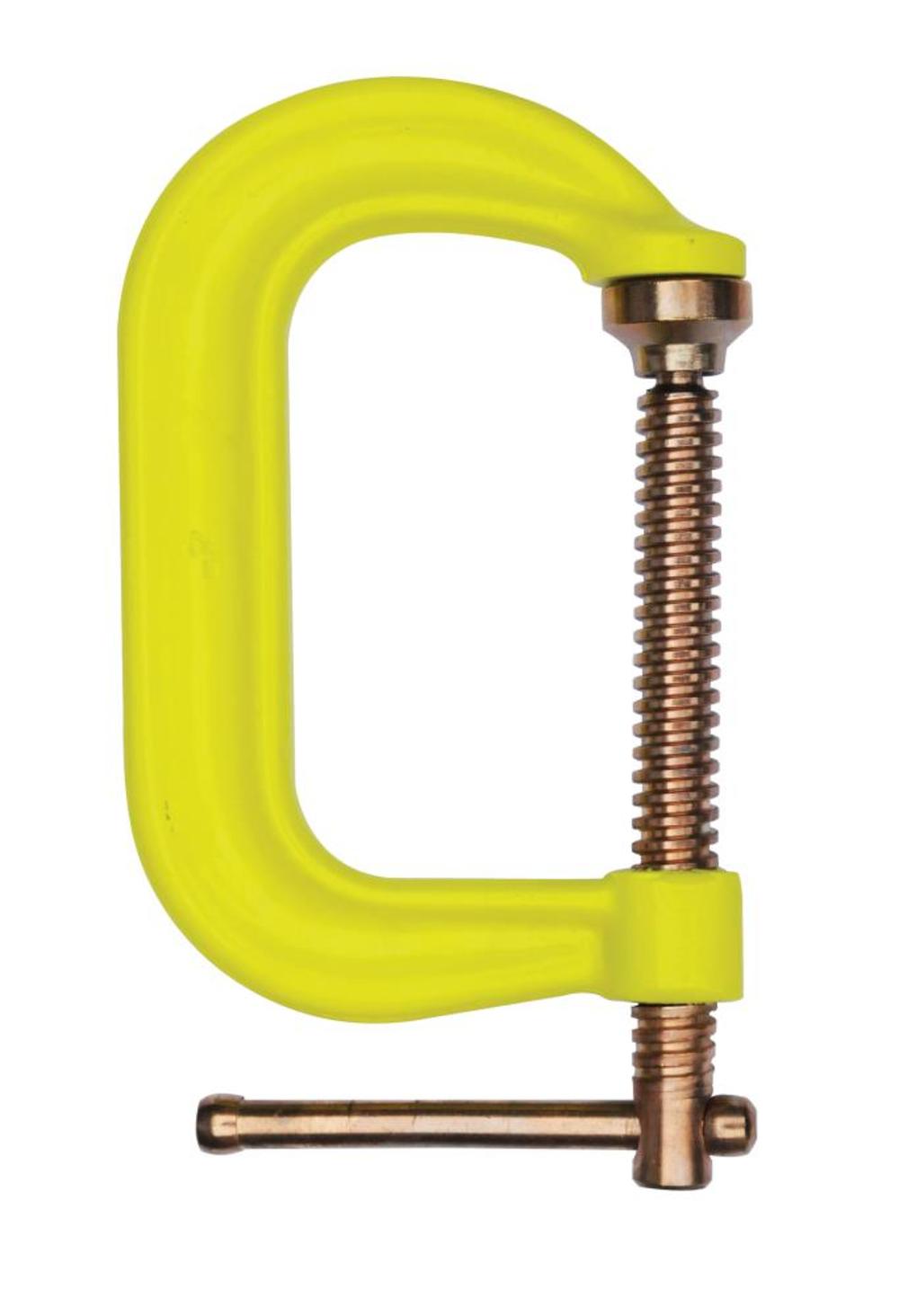 8 In. Capacity, 5 In. Throat Depth, Hi-Vis Yellow Frame with Copper Plated Spindle - Flockneti