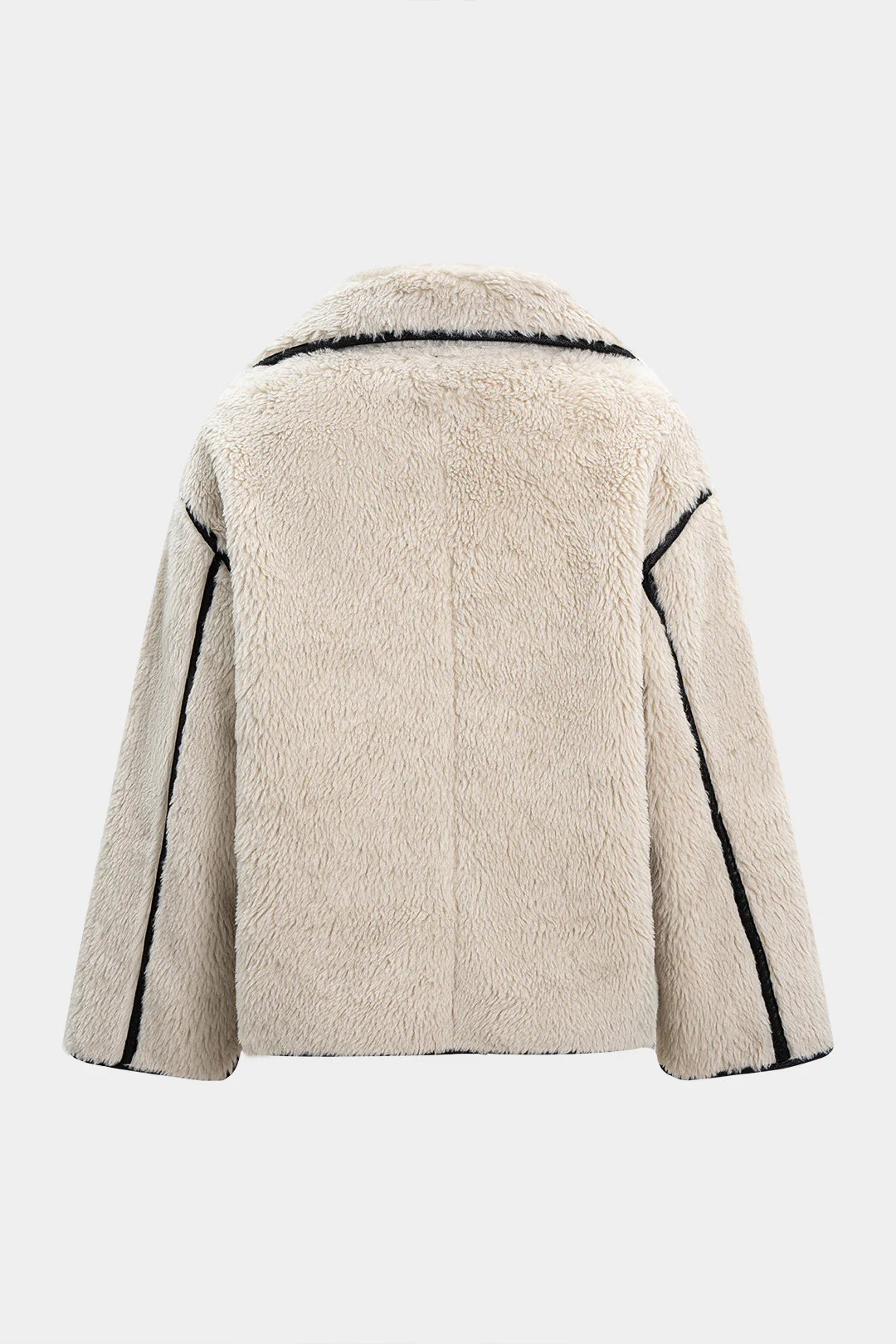 Faux Fur Patchwork Coat - Flockneti