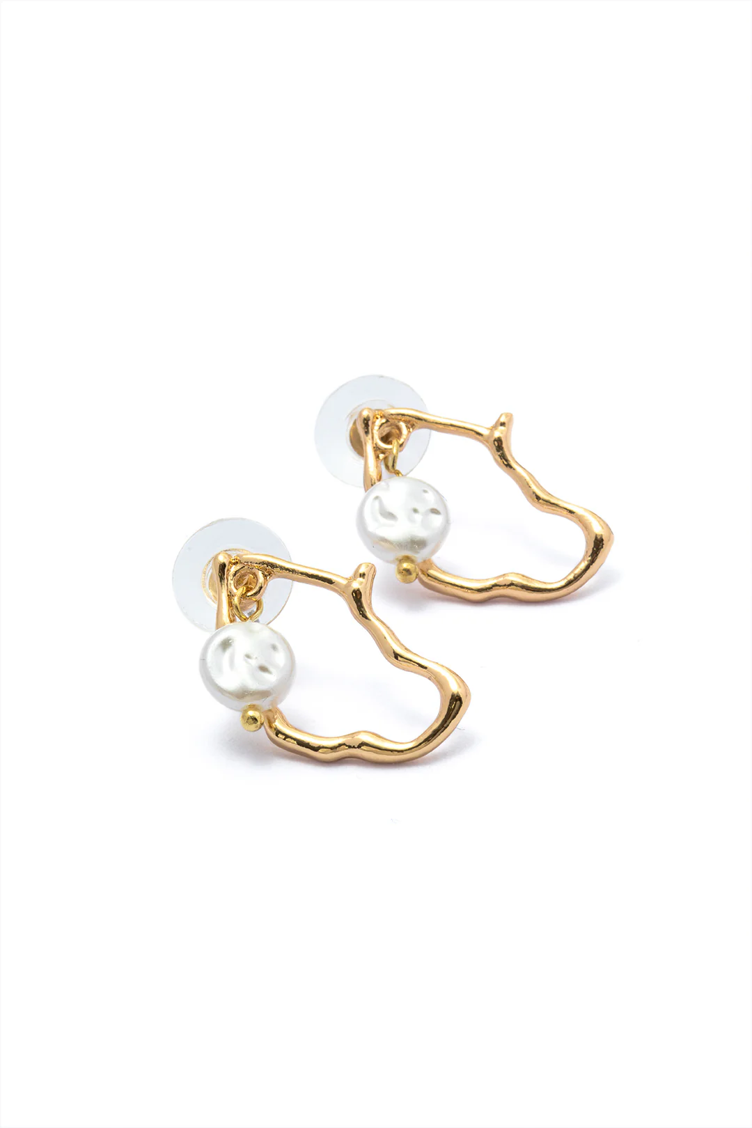 Irregular Pearl Earrings - Flockneti