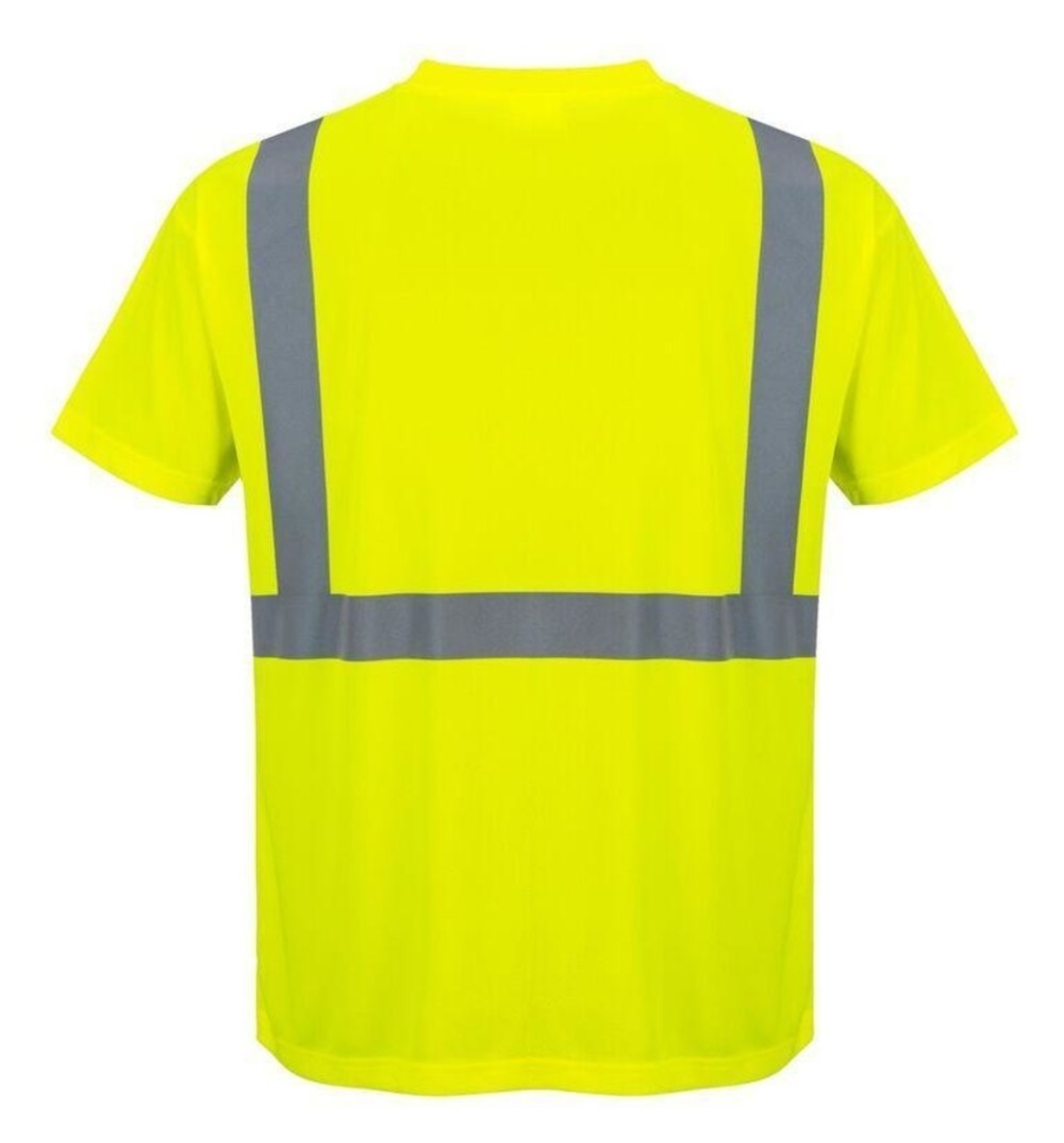 Portwest Hi-Vis Pocket T-Shirt Yellow – XXL - Flockneti