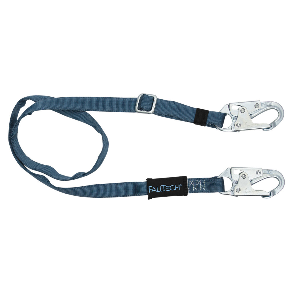 Falltech 4 to 6′ Dual Leg Adjustable Length Restraint Lanyard - Flockneti