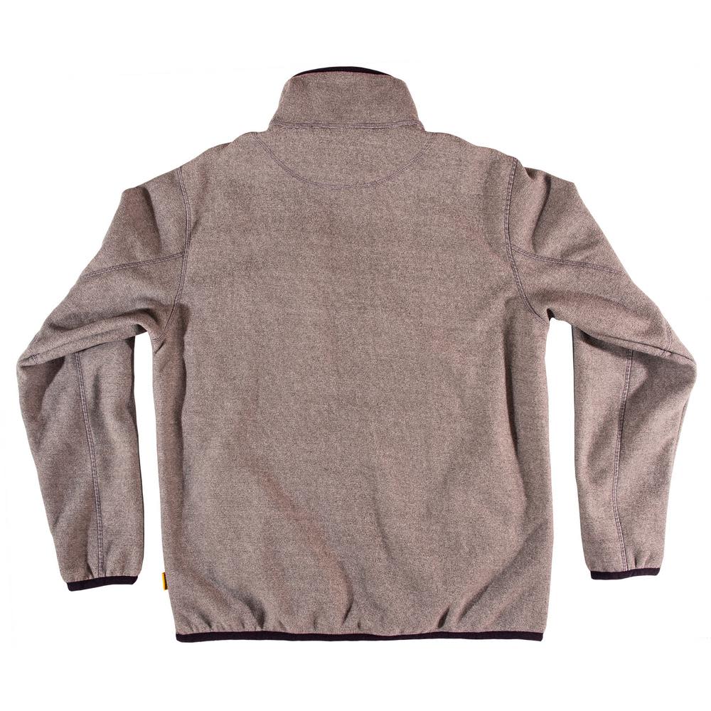 DEWALT Medium Gray Polyester 1/4 Zip Fleece Pullover - Flockneti