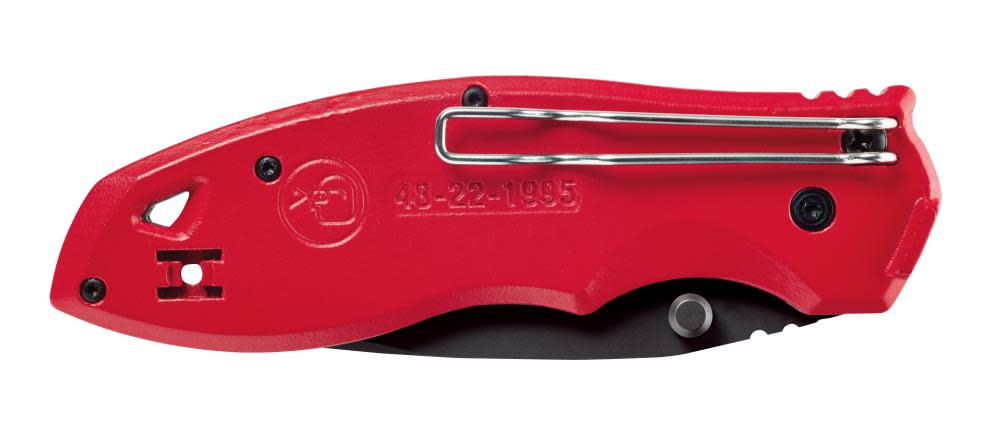Milwaukee FASTBACK Spring Assisted Serrated Pocket Knife - Flockneti