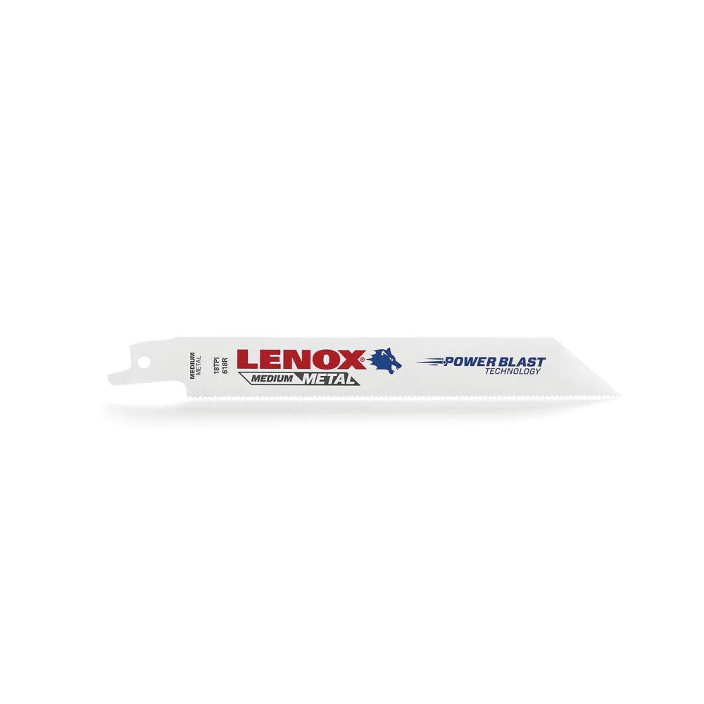 Lenox Reciprocating Saw Blade B618R 6″ X 3/4″ X .035″ X 18 TPI 25pk - Flockneti
