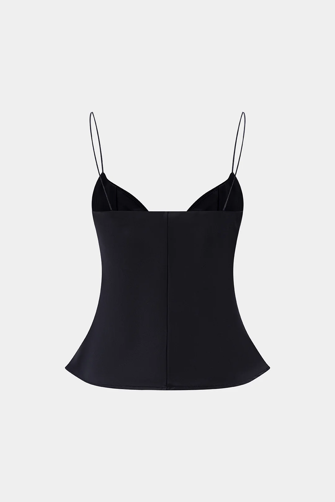 Solid Zipper Slip Sleeveless Cami Top - Flockneti