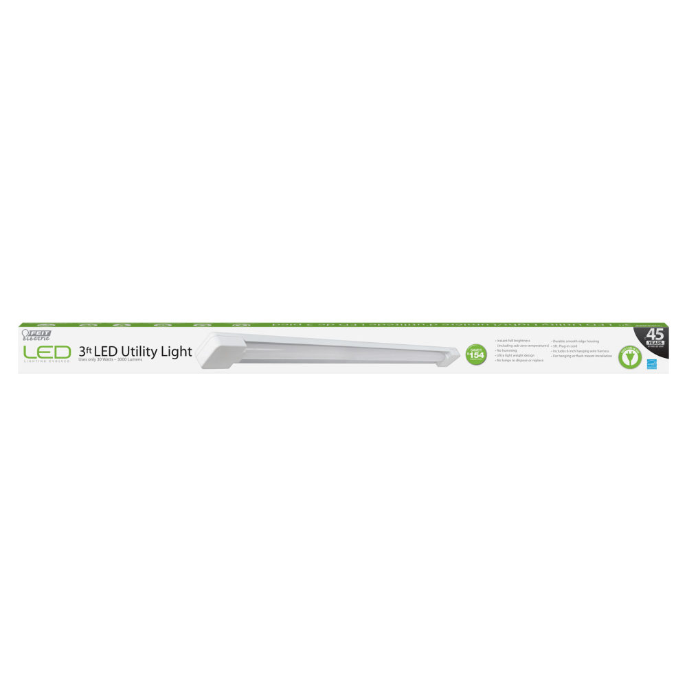 Feit Electric 3′ 120V 30W 3000 Lumens LED Utility Light - Flockneti