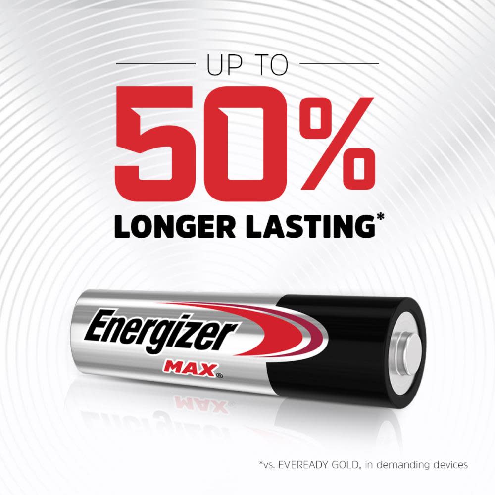 Energizer MAX Alkaline AA Batteries 4 Pack - Flockneti