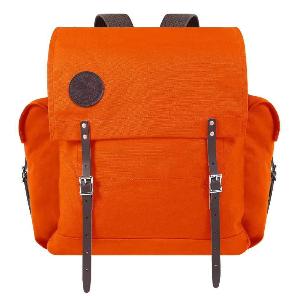 Duluth Pack 34 Liter Capacity Orange Canvas #2 Cruiser Backpack Only - Flockneti