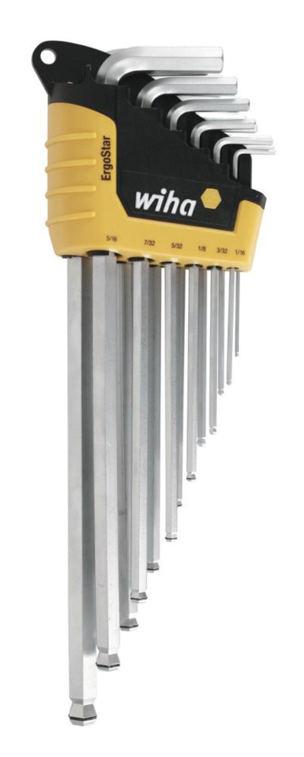 Wiha MagicRing Inch Ball End Hex L-Key 13 Pc. Set - Flockneti